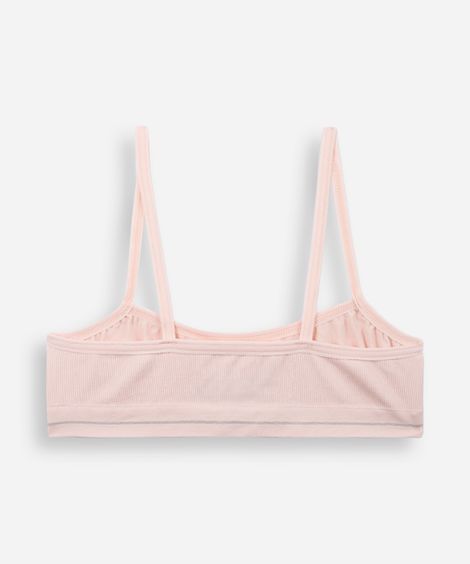 kit de 2 sutiãs infantis de poliamida delrio colorido