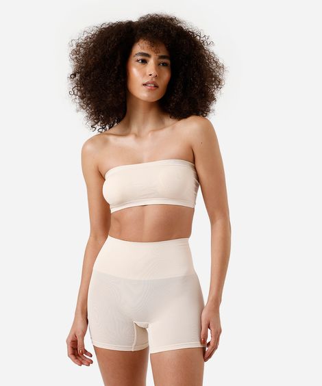 kit de 2 bermudas de poliamida sem costura colorido