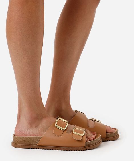 papete com fivelas oneself marrom