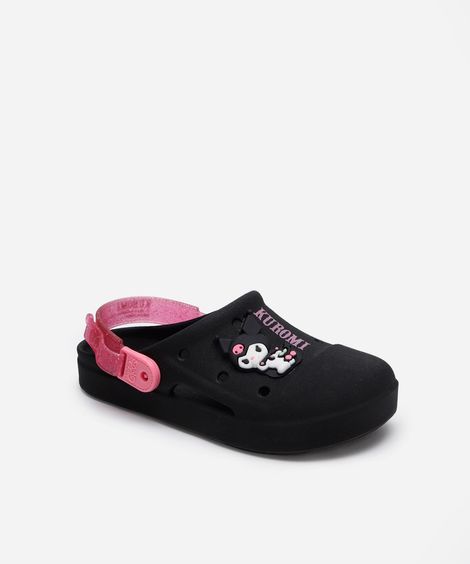 babuche infantil hello kitty grendene preta