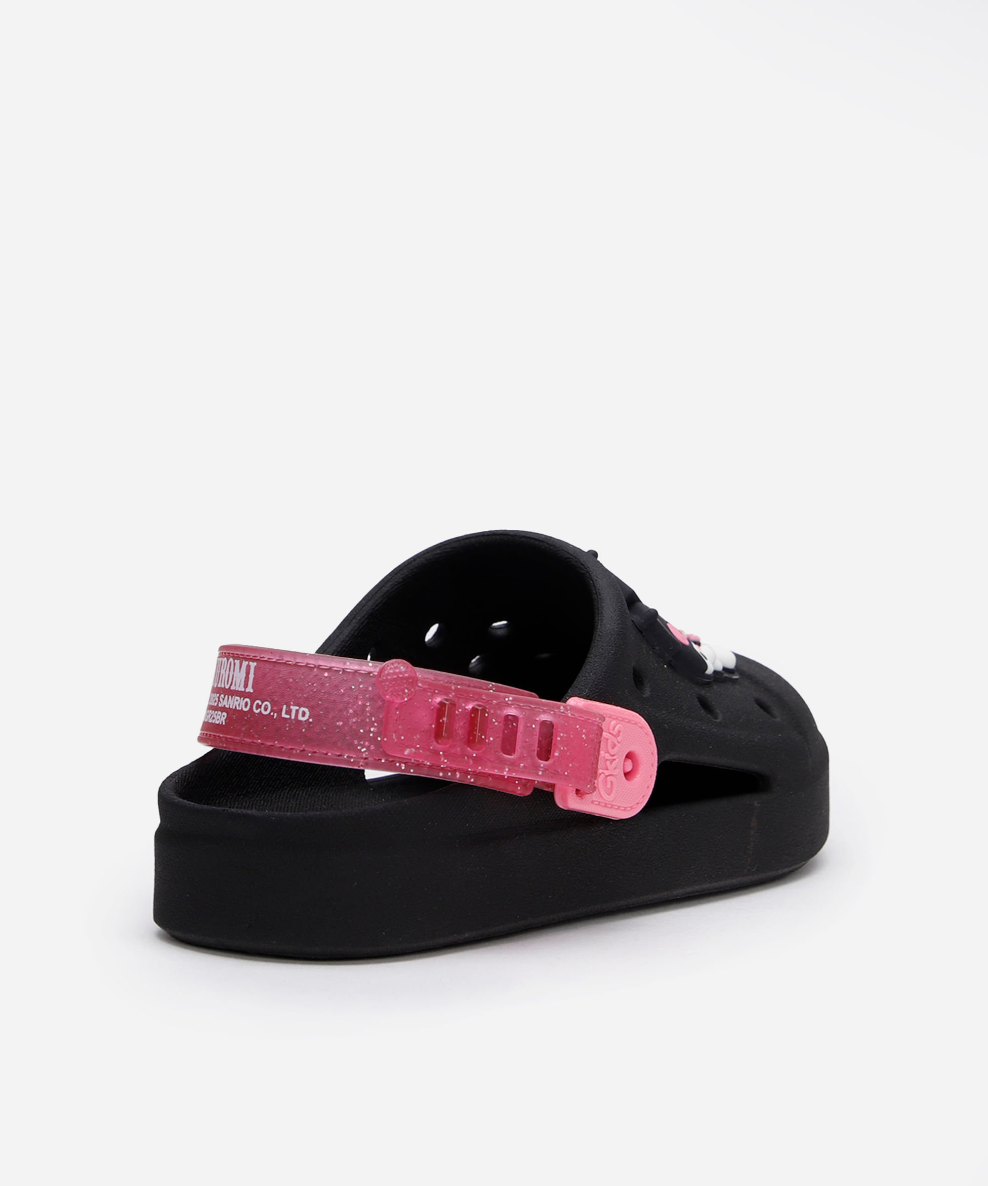 babuche infantil hello kitty grendene preta