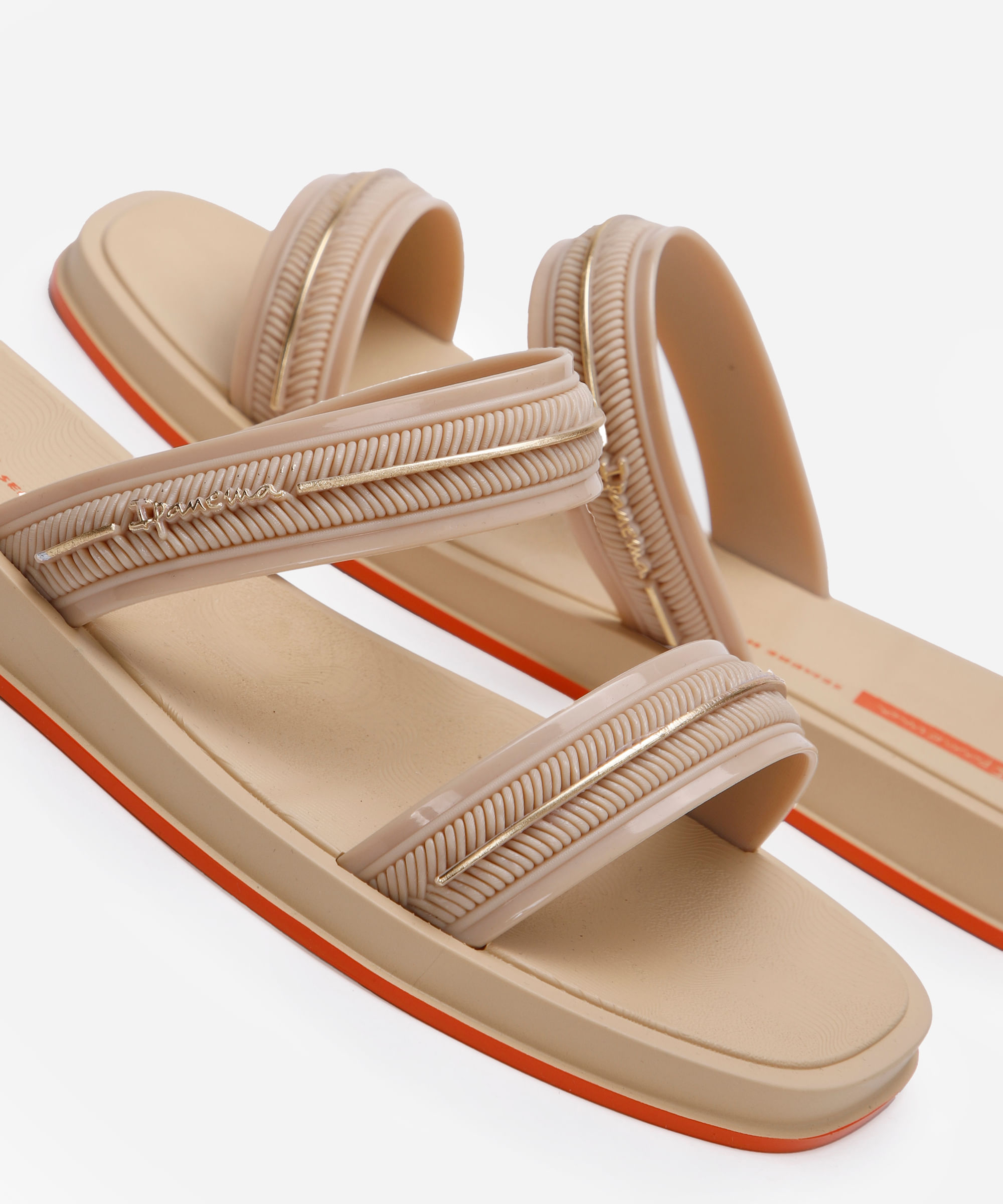 chinelo slide ipanema glow  bege