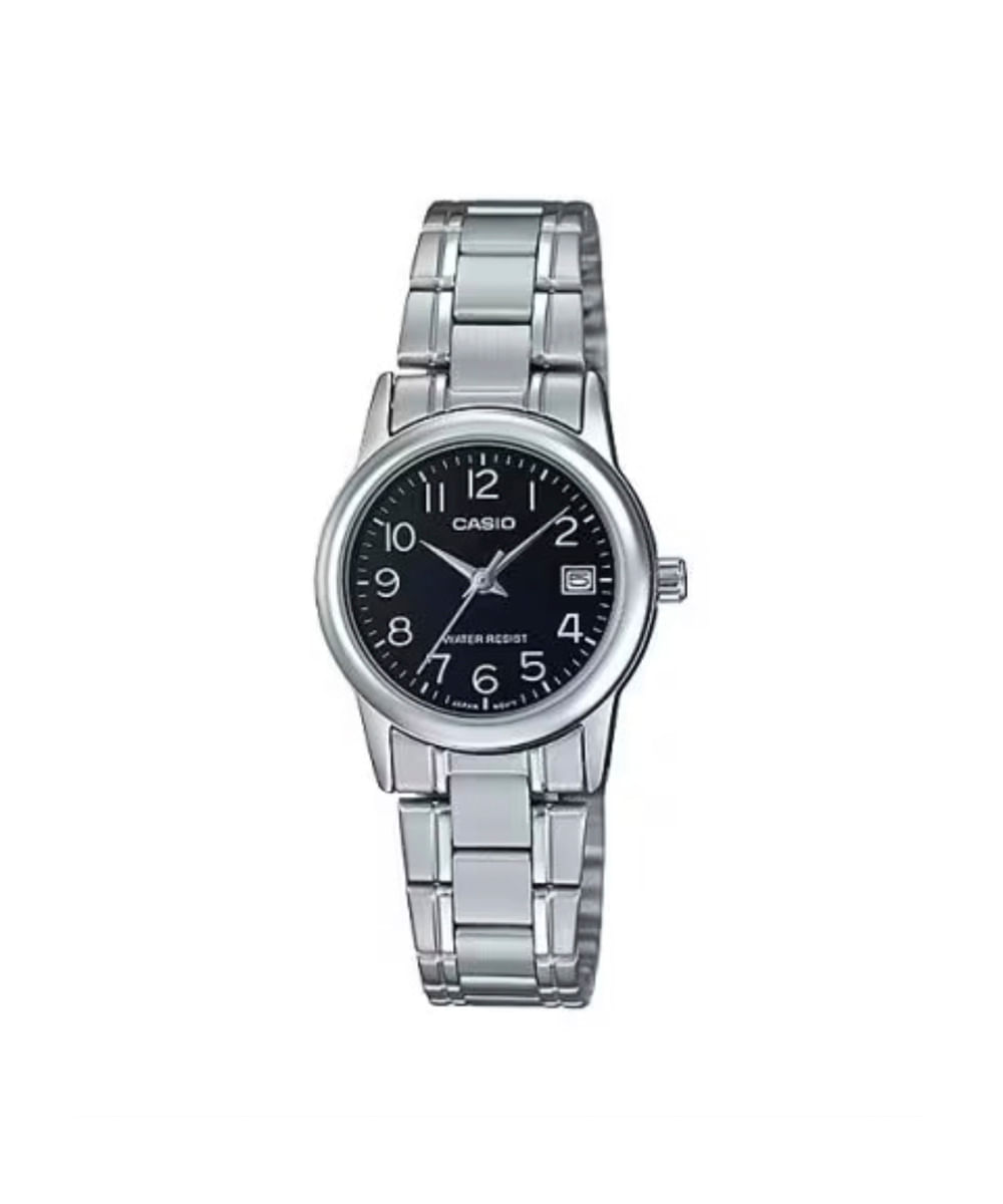 relógio feminino casio analógico ltp v002d 1budf prateado