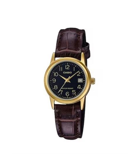 relógio feminino casio analógico ltp v002gl 1budf dourado
