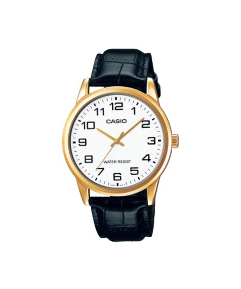 relógio masculino casio analógico mtp v001gl 7budf dourado