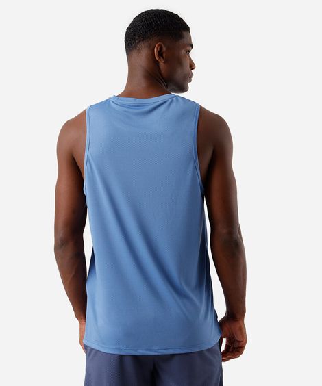 regata esportiva masculina com refletivos azul
