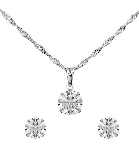 kit relógio feminino champion analógico cn29276d prateado