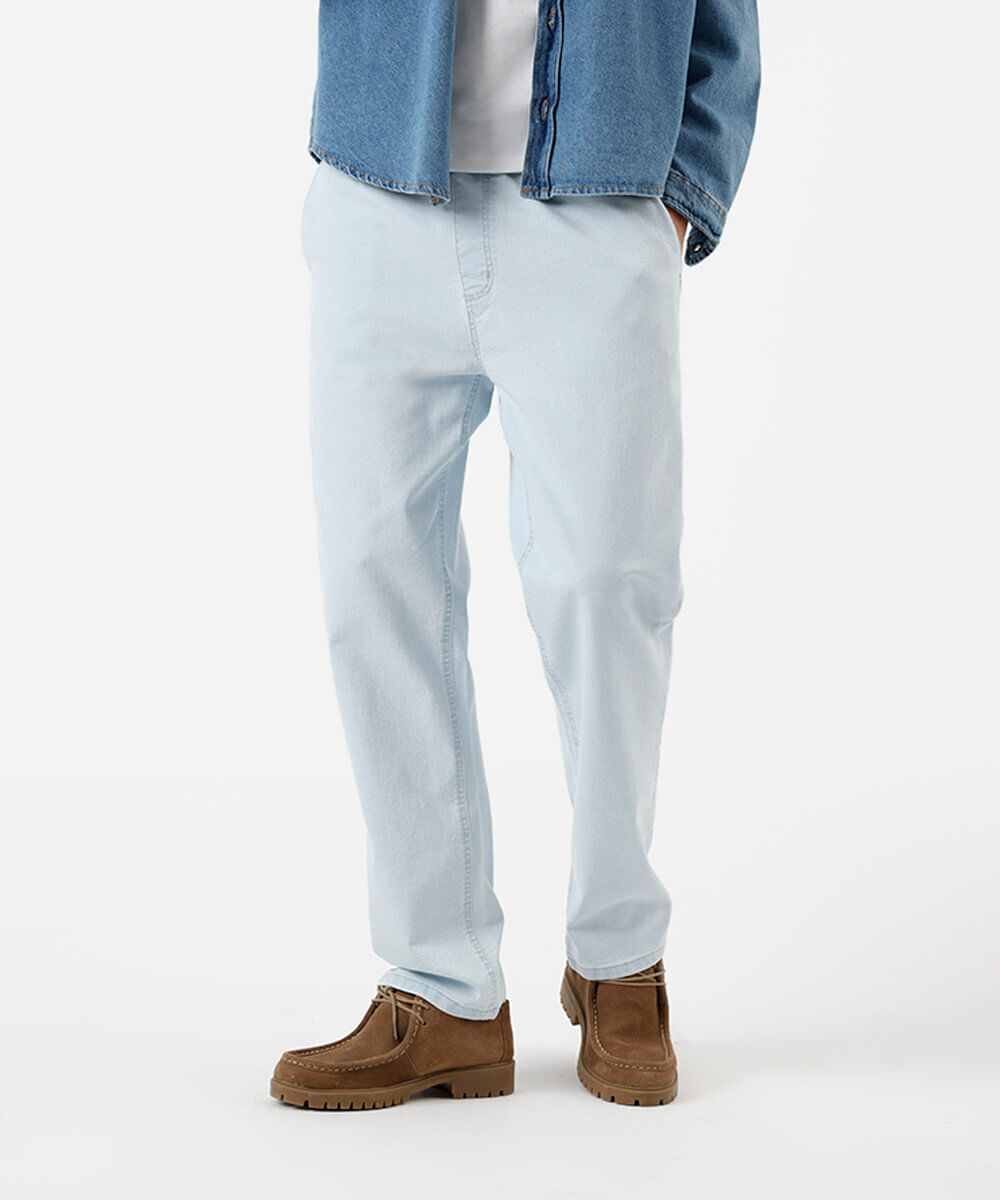 calça jogger masculina jeans azul