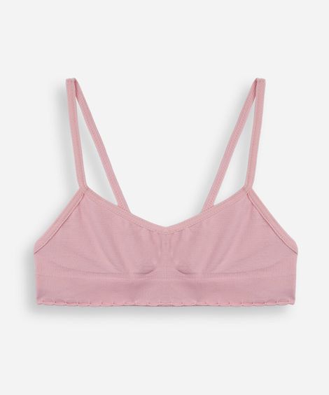 sutiã faixa infantil selene rosa