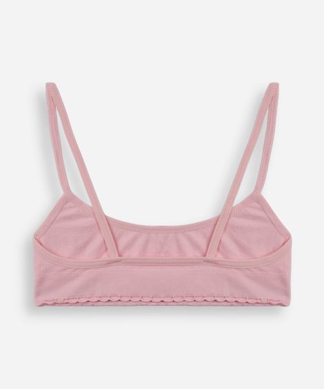sutiã faixa infantil selene rosa