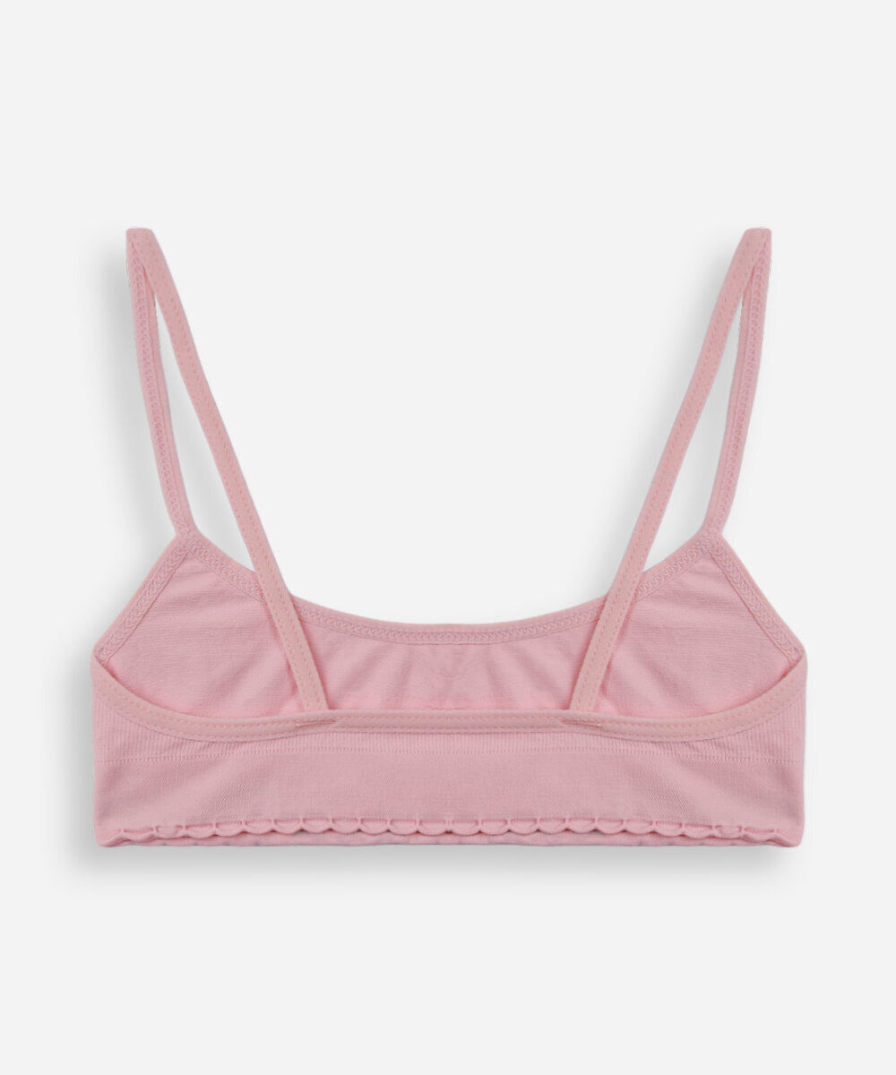 sutiã faixa infantil selene rosa
