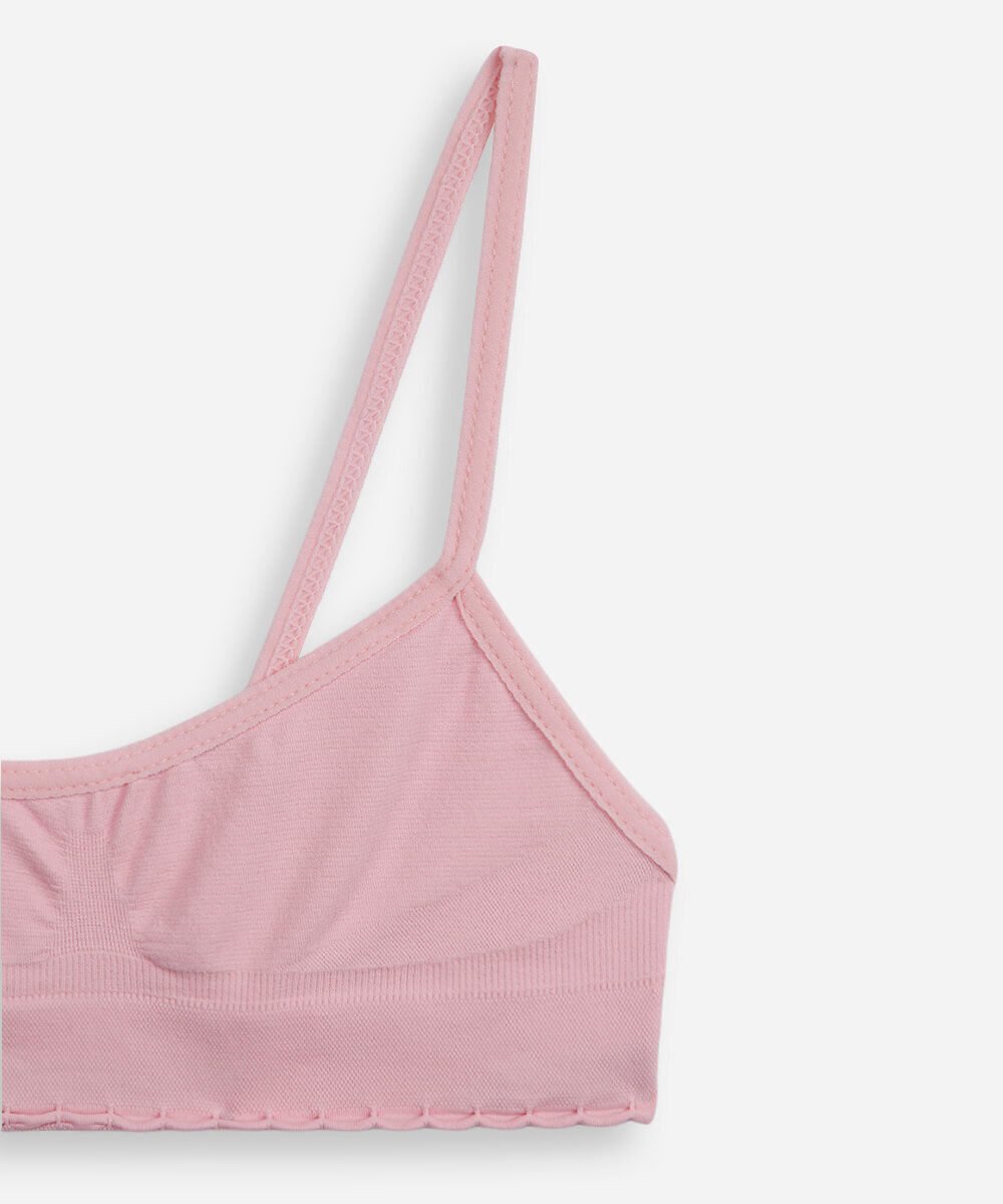 sutiã faixa infantil selene rosa