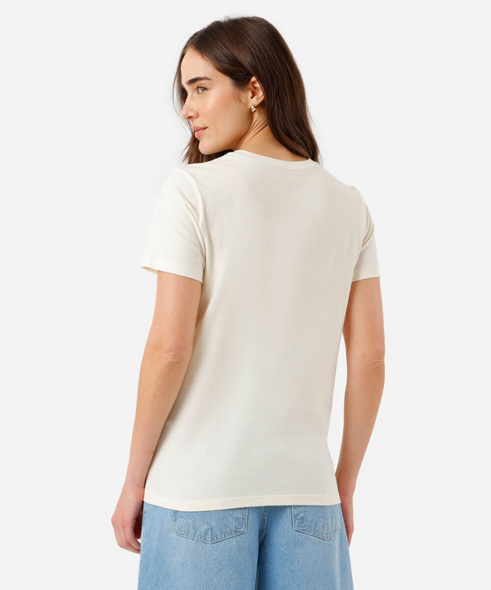 camiseta manga curta latino americana amarelo