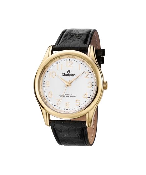 relógio masculino champion analógico cn20015b dourado