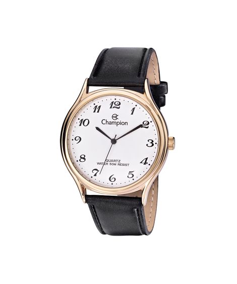 relógio masculino champion analógico cn20024b dourado