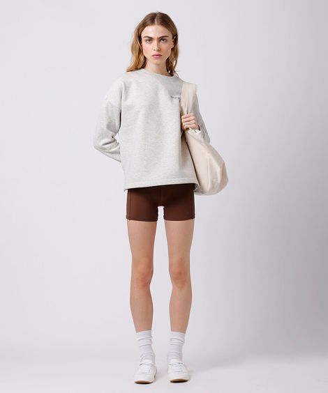 short biker feminino mindset sport marrom