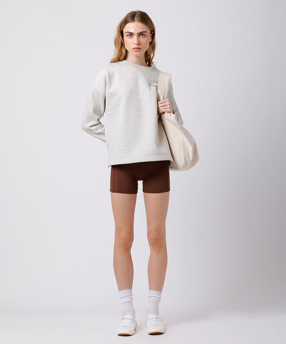 short biker feminino mindset sport marrom