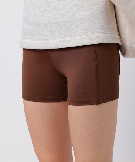 short biker feminino mindset sport marrom