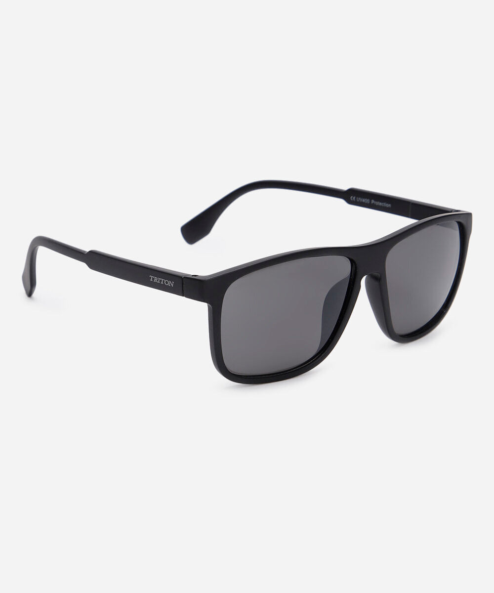 óculos de sol quadrado triton preto