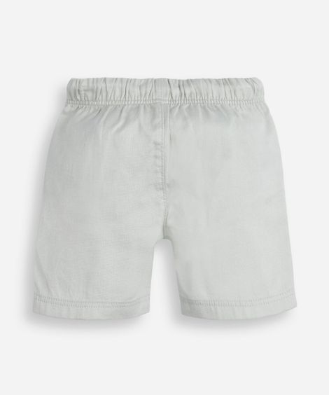 bermuda infantil de algodão com cós elástico verde