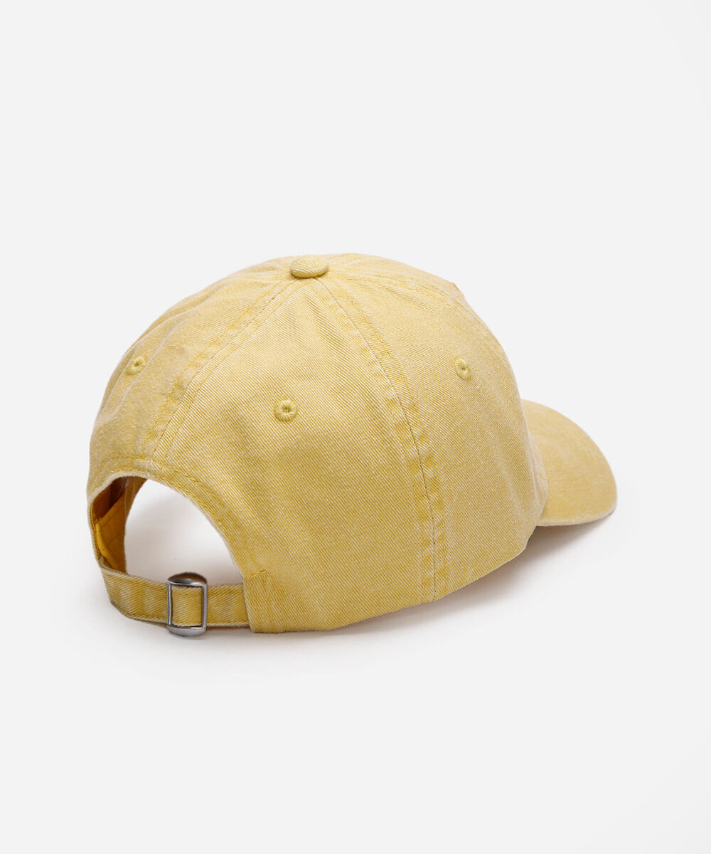 boné feminino aba curva brazilian girl amarelo