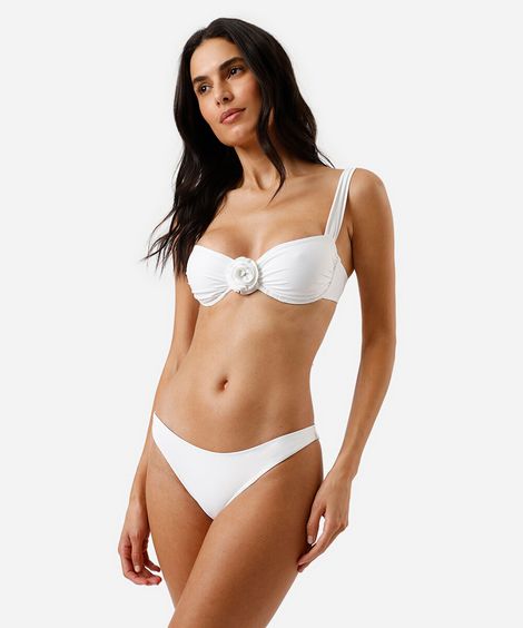 biquíni calcinha asa delta feminino off white