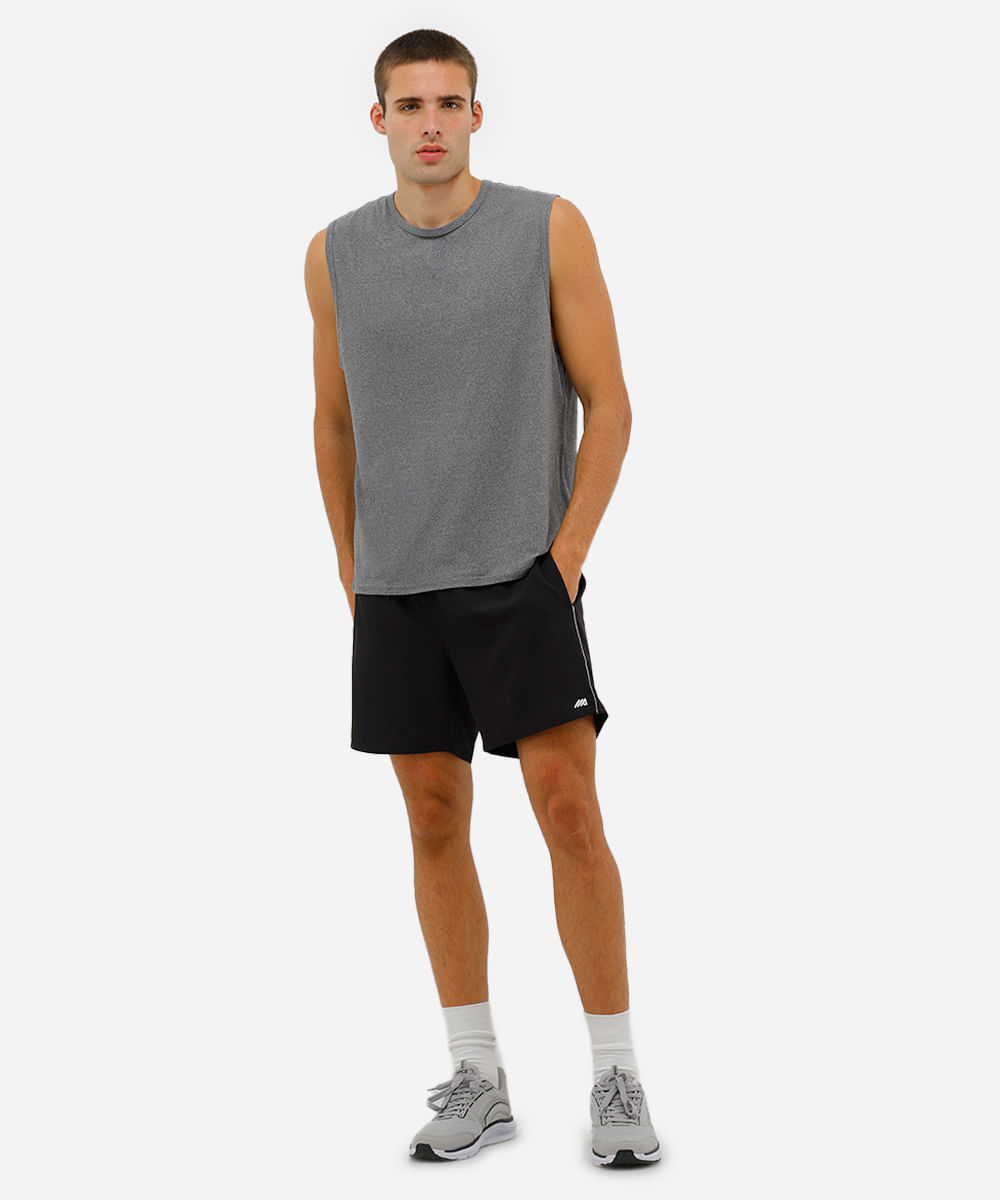 short esportivo ace masculino cós elástico preto