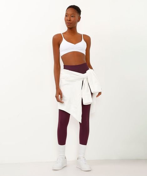 top decote coração alça fina cea sports branco