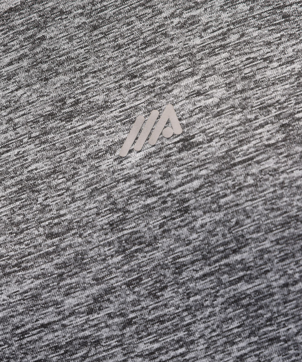 camiseta masculina esportiva ace manga curta cinza