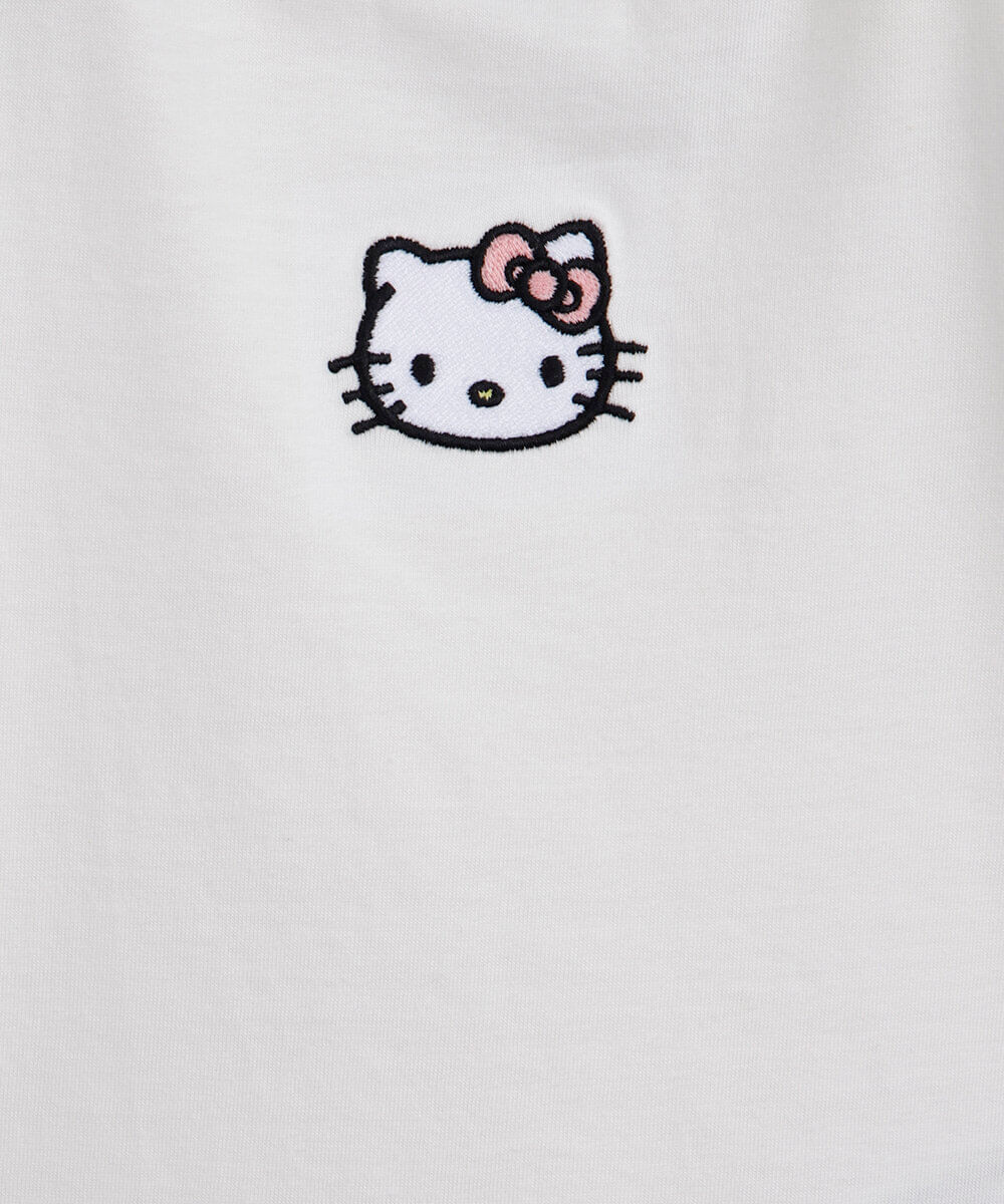 Camiseta infantil Hello Kitty off white