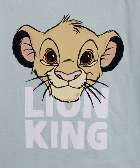 camiseta infantil de algodão simba verde