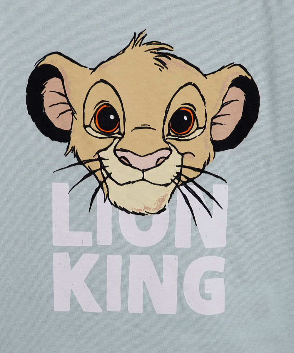 camiseta infantil de algodão simba verde