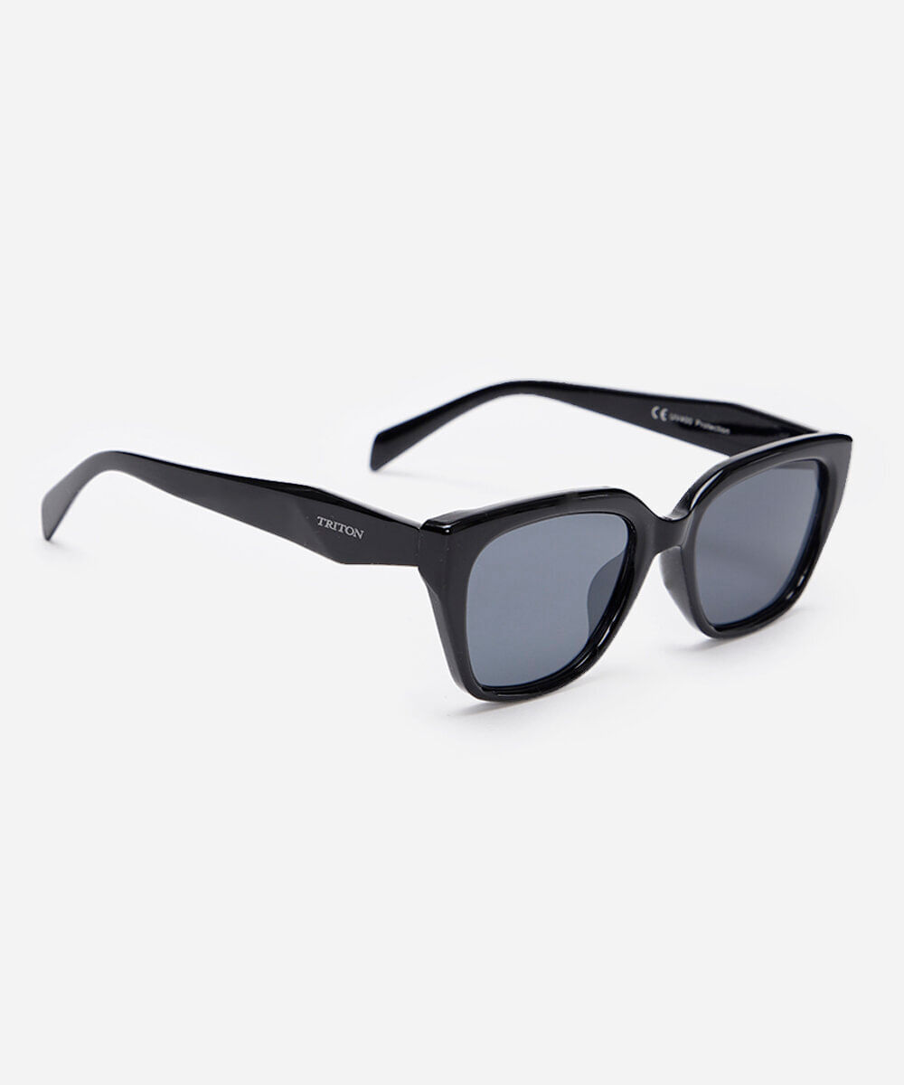 óculos de sol quadrado triton preto