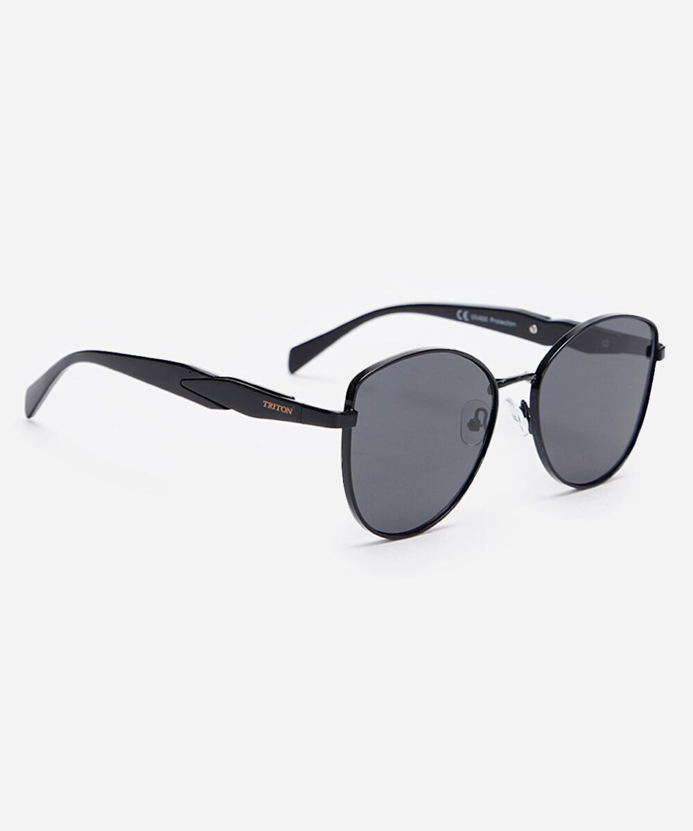 óculos de sol oval triton preto