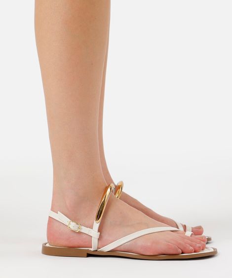 rasteirinha tiras finas oneself off white