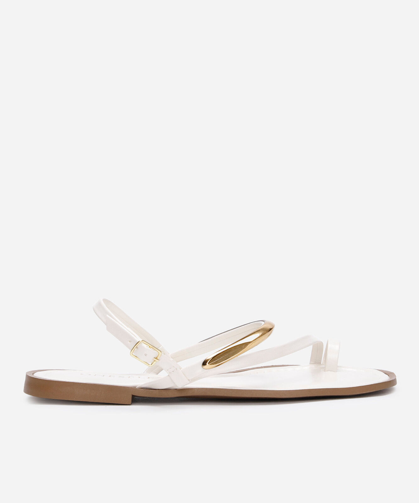 rasteirinha tiras finas oneself off white