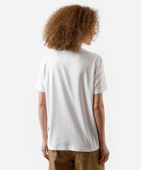 camiseta feminina de algodão stranger things off white