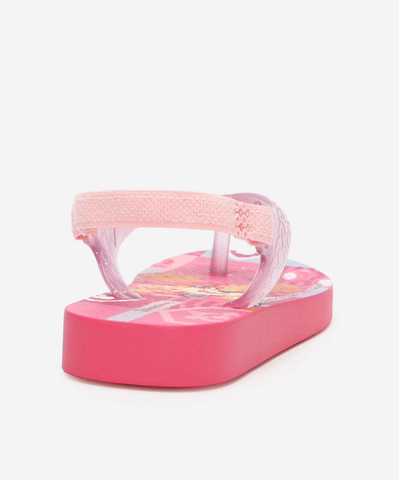 chinelo infantil ipanema com elástico patrulha canina rosa