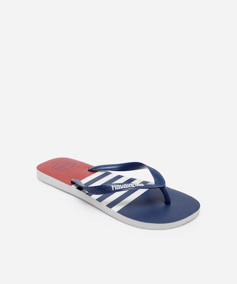 chinelo havaianas top náutica azul