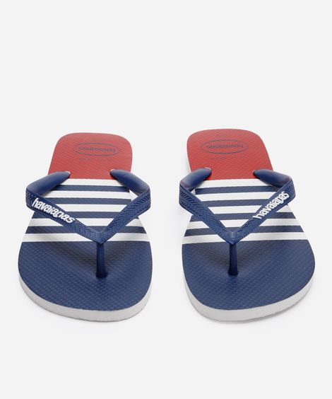 chinelo havaianas top náutica azul
