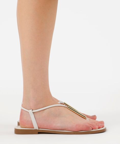 rasteirinha bico quadrado oneself off white