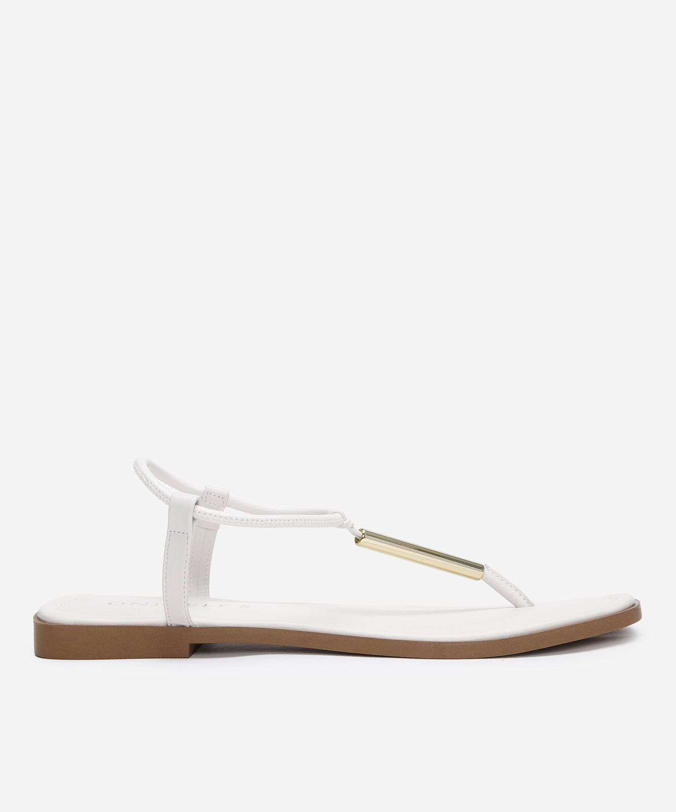 rasteirinha bico quadrado oneself off white