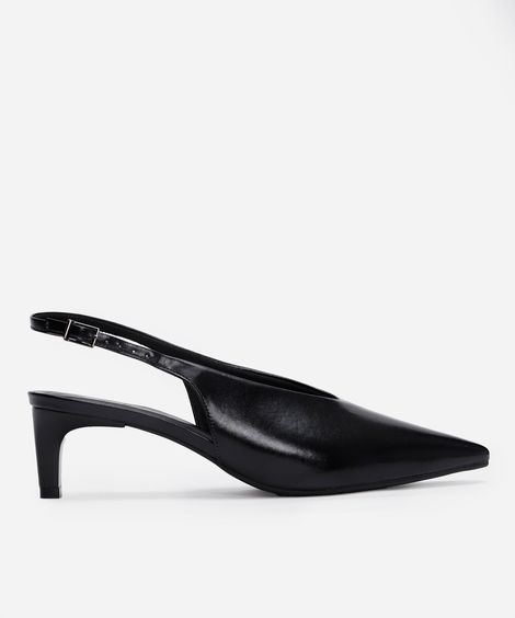 scarpin bico fino mindset preto