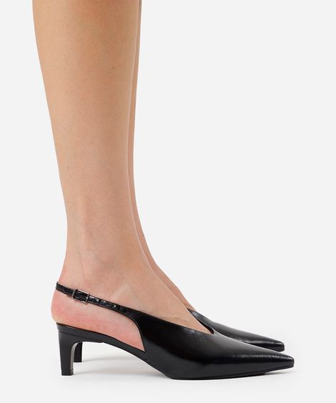 scarpin bico fino mindset preto