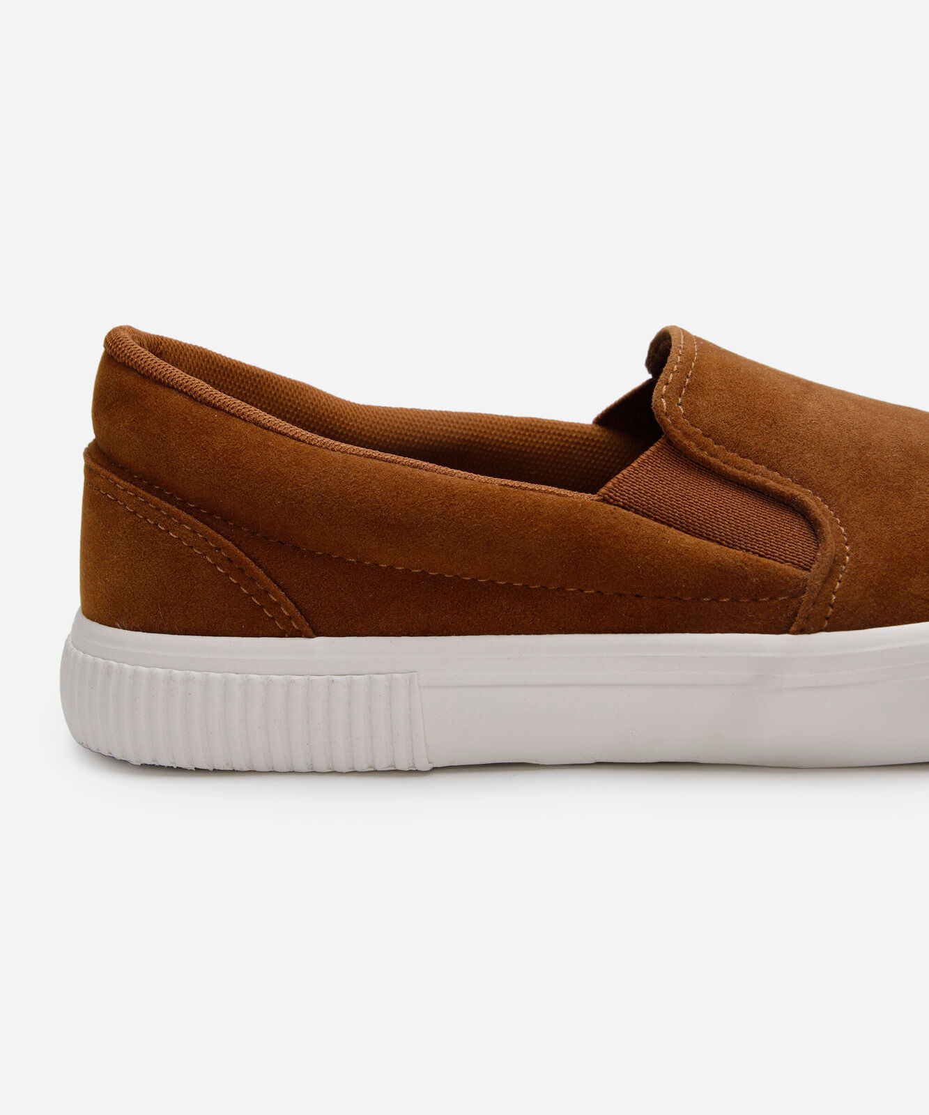 tênis slip on texturizado oneself marrom