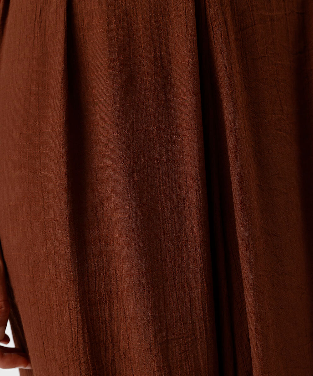 calça aladim feminina com viscose texturizada marrom