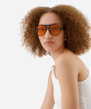 óculos de sol aviador triton  preto