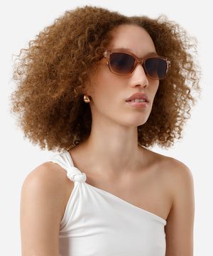 óculos de sol quadrado triton marrom