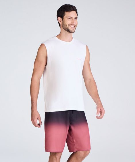 short boardshort masculino degradê preto