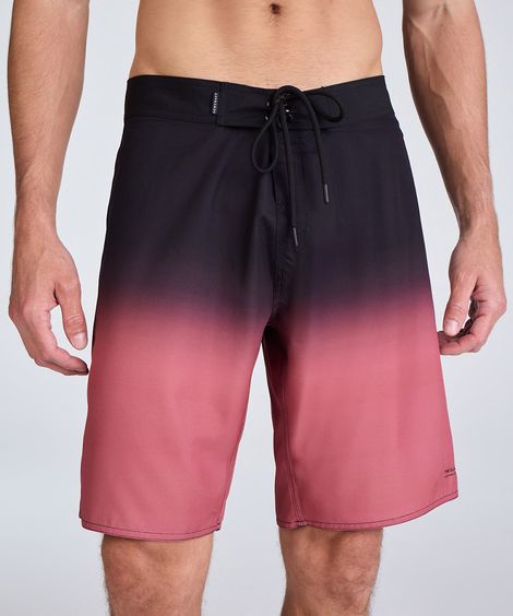 short boardshort masculino degradê preto